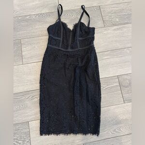 Express lace midi dress size 2